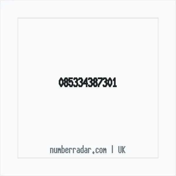 Reverse number check for +44 (8533) 438-730 — who called me?