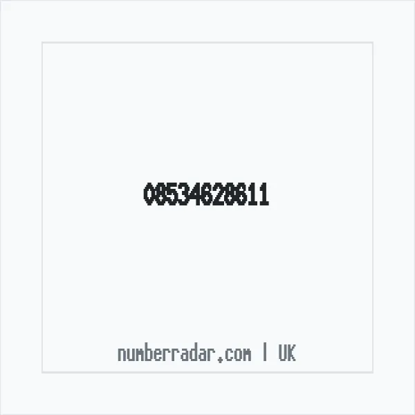 Reverse number check for +44 853 462 8611 — who called me?