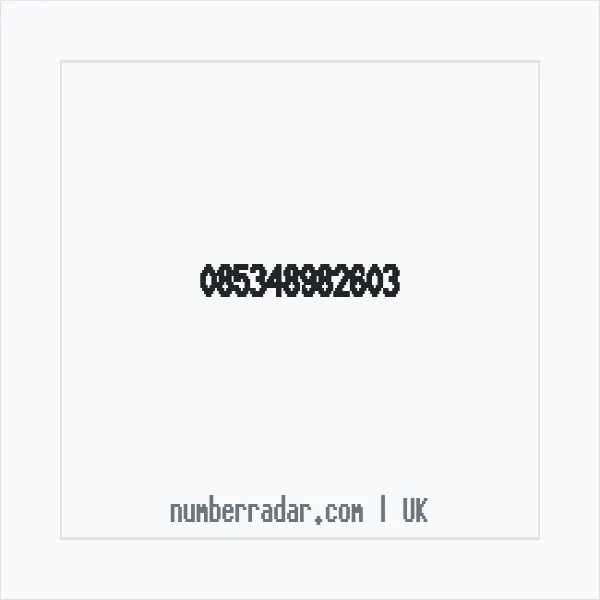 Reverse number check for +44 (8534) 898-260 — who called me?