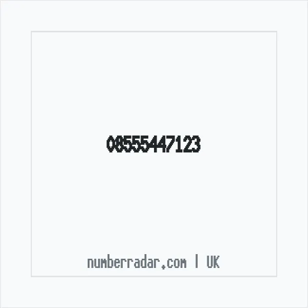 Reverse number check for +44 855 544 7123 — who called me?