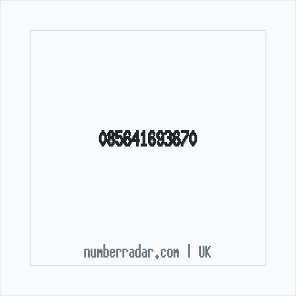 Reverse number check for +44 (8564) 169-367 — who called me?