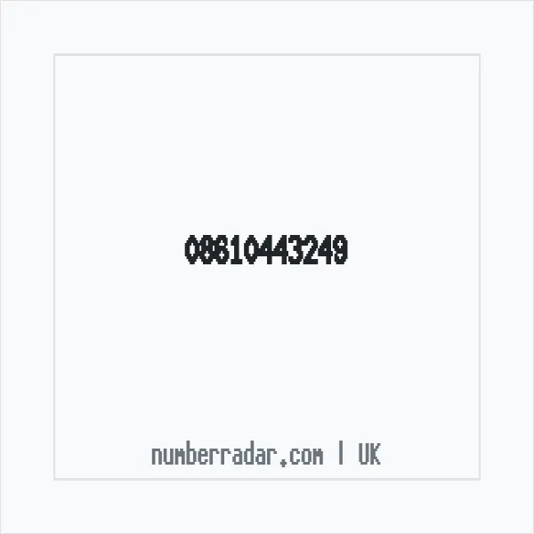 Reverse number check for +44 861 044 3249 — who called me?