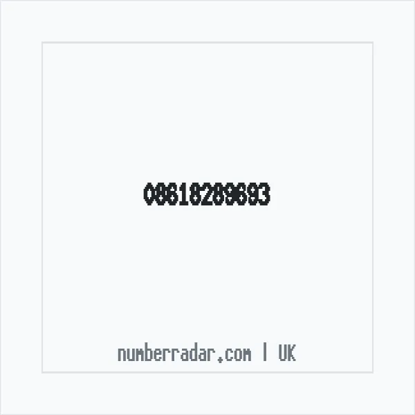 Reverse number check for +44 861 828 9693 — who called me?