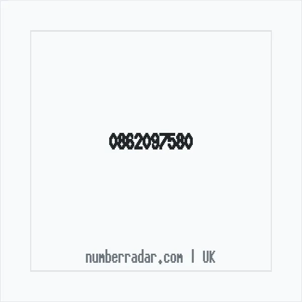 Reverse number check for +44 862097580 — who called me?