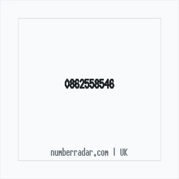Reverse number check for +44 862558546 — who called me?