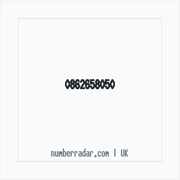 Reverse number check for +44 862658050 — who called me?