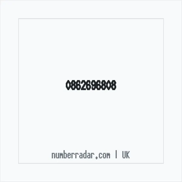 Reverse number check for +44 862696808 — who called me?