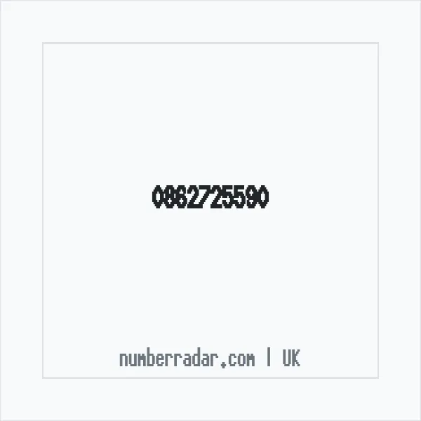 Reverse number check for +44 862725590 — who called me?