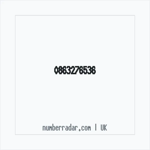 Reverse number check for +44 863276536 — who called me?