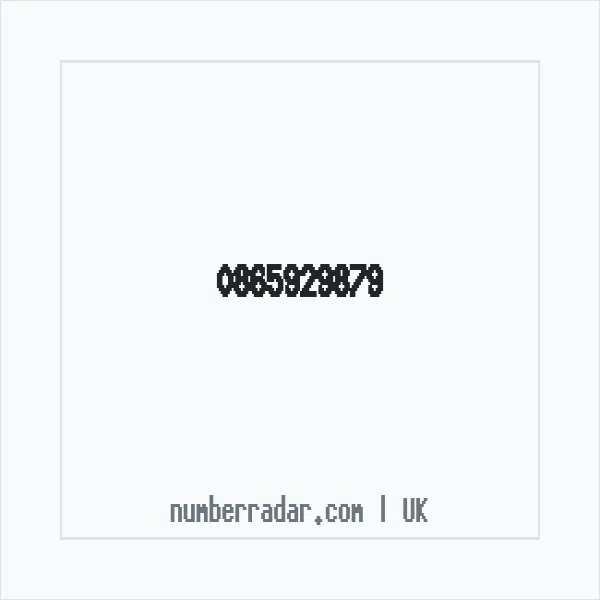 Reverse number check for +44 865929879 — who called me?