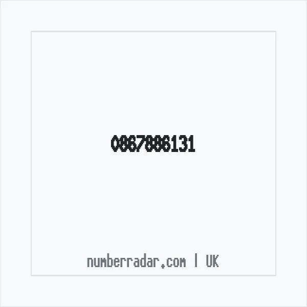 Reverse number check for +44 867886131 — who called me?