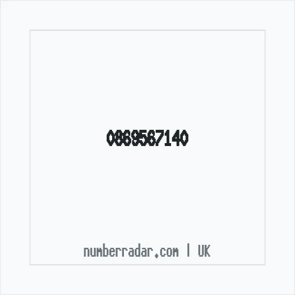 Reverse number check for +44 869567140 — who called me?
