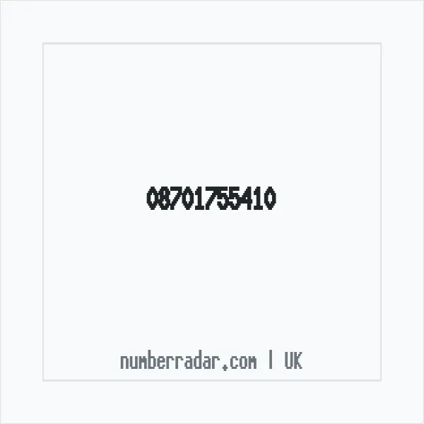 Reverse number check for +44 870 175 5410 — who called me?