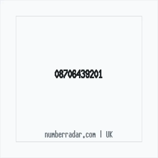 Reverse number check for +44 870 643 9201 — who called me?