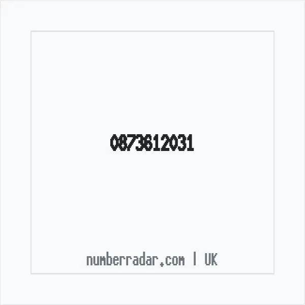 Reverse number check for +44 873612031 — who called me?