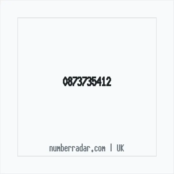 Reverse number check for +44 873735412 — who called me?