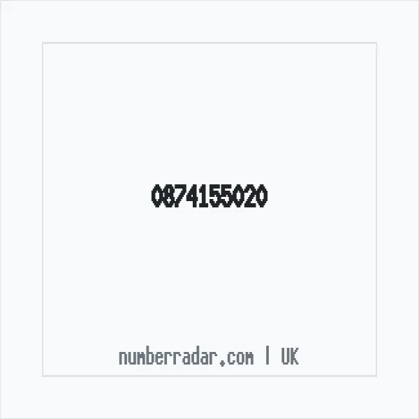 Reverse number check for +44 874155020 — who called me?