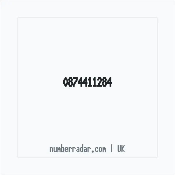 Reverse number check for +44 874411284 — who called me?