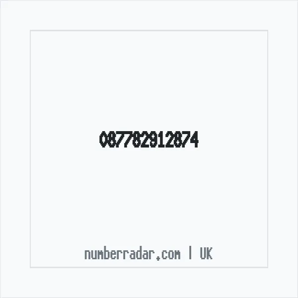 Reverse number check for +44 (8778) 291-287 — who called me?