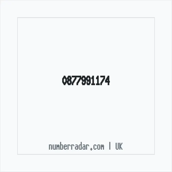 Reverse number check for +44 877991174 — who called me?