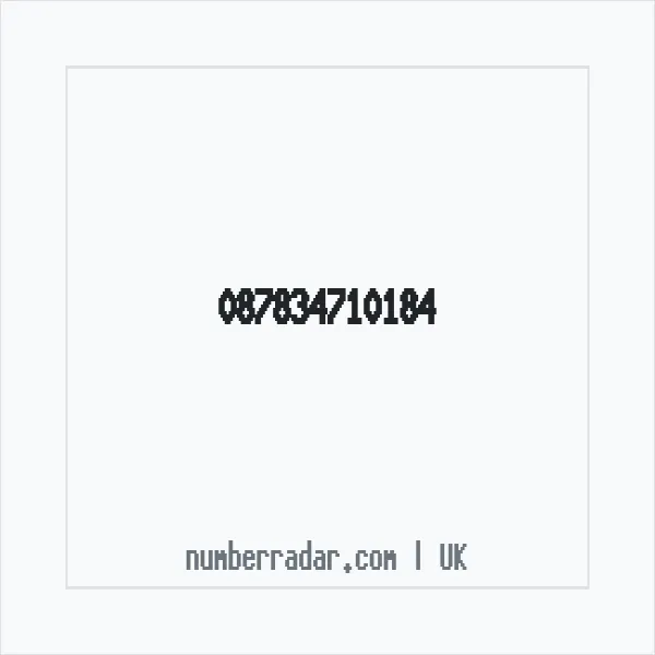 Reverse number check for +44 (8783) 471-018 — who called me?