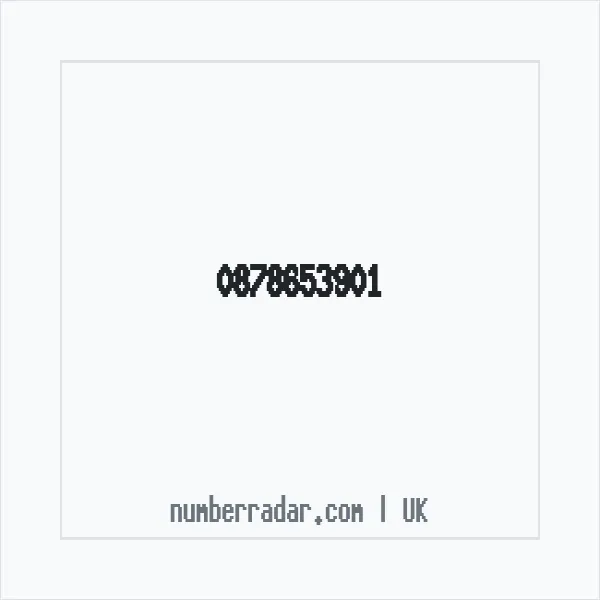Reverse number check for +44 878653901 — who called me?