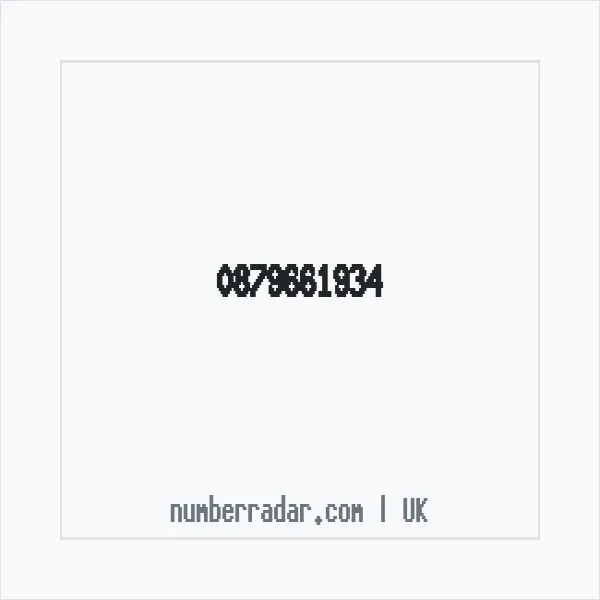 Reverse number check for +44 879661934 — who called me?