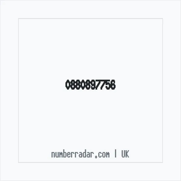 Reverse number check for +44 880897756 — who called me?