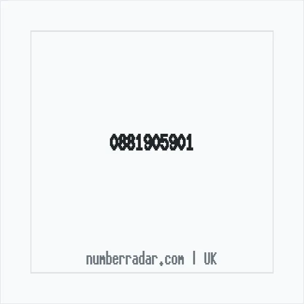 Reverse number check for +44 881905901 — who called me?