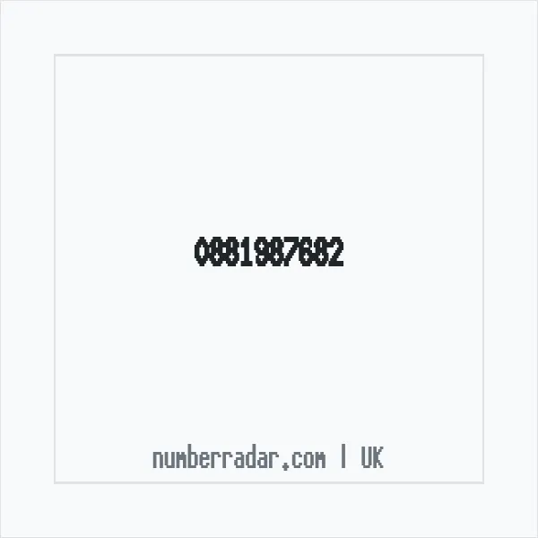 Reverse number check for +44 881987682 — who called me?