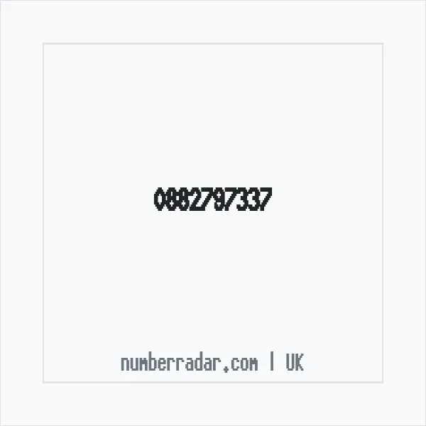 Reverse number check for +44 882797337 — who called me?