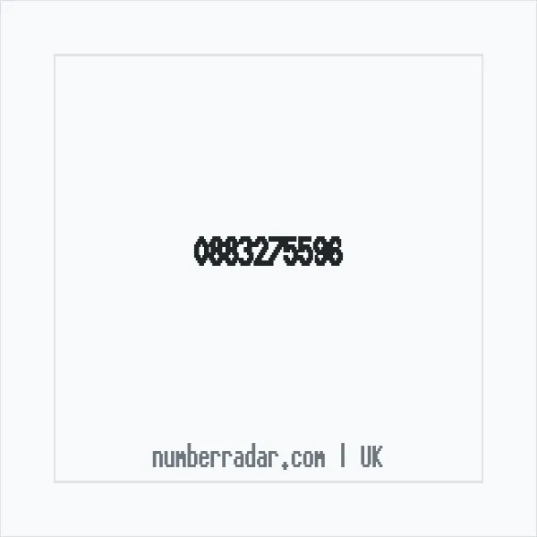 Reverse number check for +44 883275596 — who called me?
