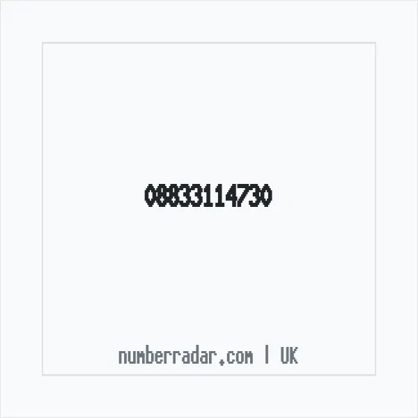 Reverse number check for +44 883 311 4730 — who called me?