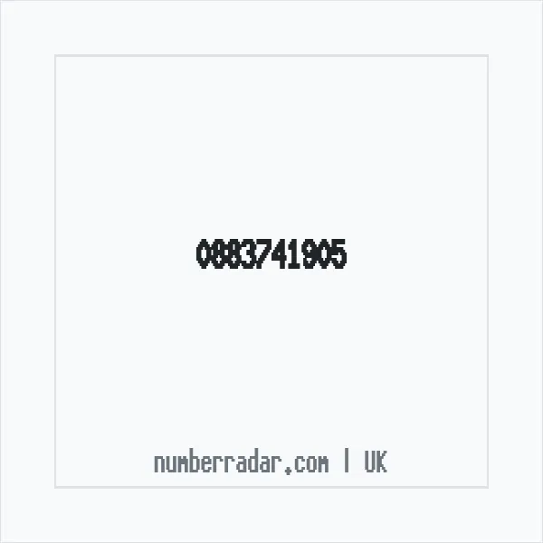 Reverse number check for +44 883741905 — who called me?