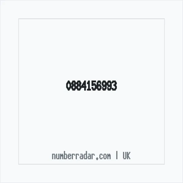 Reverse number check for +44 884156993 — who called me?