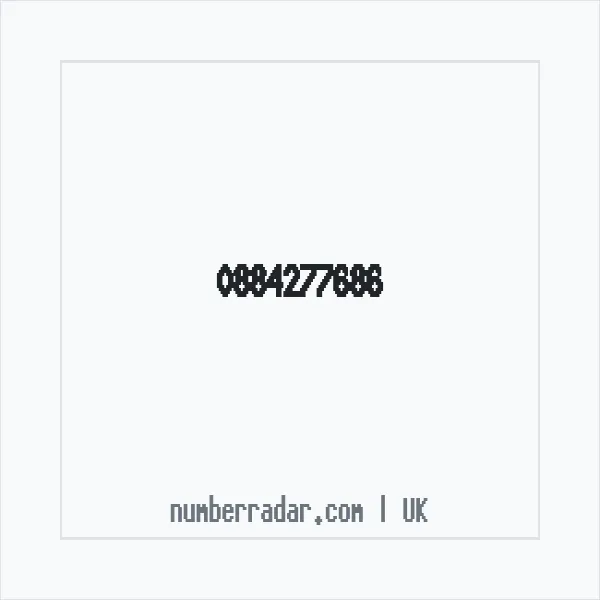 Reverse number check for +44 884277686 — who called me?