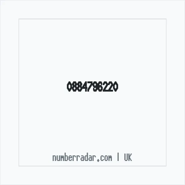 Reverse number check for +44 884796220 — who called me?