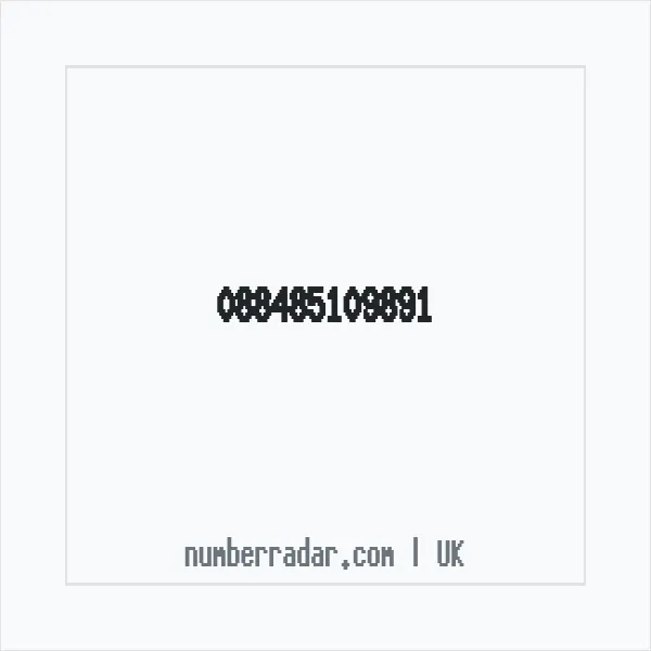 Reverse number check for +44 (8848) 510-989 — who called me?