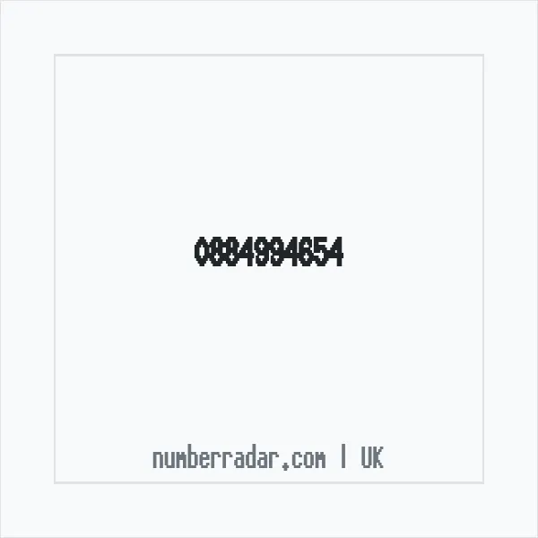 Reverse number check for +44 884994654 — who called me?