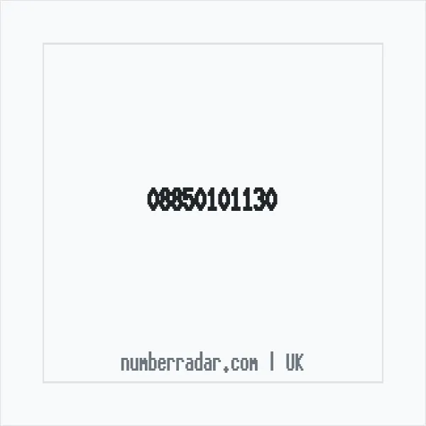 Reverse number check for +44 885 010 1130 — who called me?