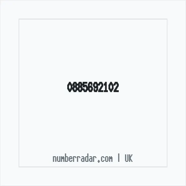 Reverse number check for +44 885692102 — who called me?