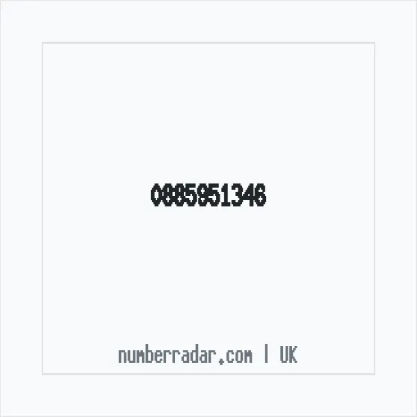 Reverse number check for +44 885951346 — who called me?