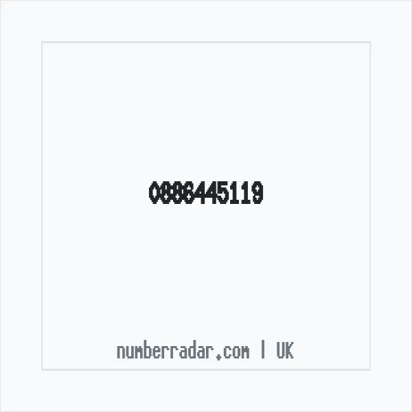 Reverse number check for +44 886445119 — who called me?