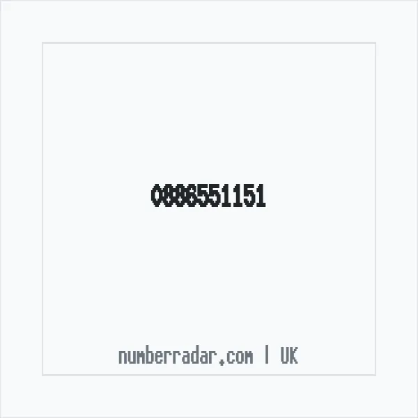 Reverse number check for +44 886551151 — who called me?