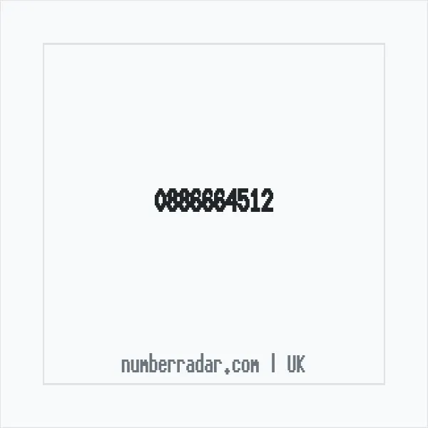 Reverse number check for +44 886664512 — who called me?