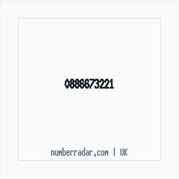 Reverse number check for +44 886673221 — who called me?