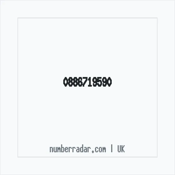 Reverse number check for +44 886719590 — who called me?