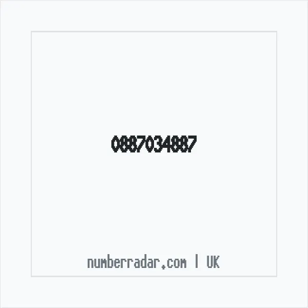 Reverse number check for +44 887034887 — who called me?