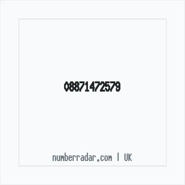 Reverse number check for +44 887 147 2579 — who called me?