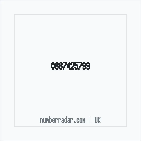 Reverse number check for +44 887425799 — who called me?